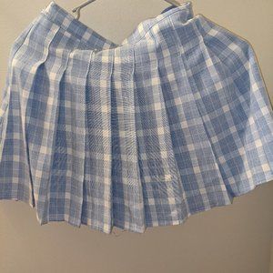 Kawaii Pastel Blue Pleated Tennis Skirt - NWT